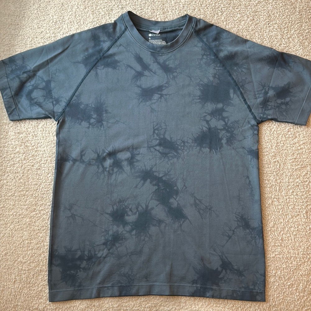 Zella Mens Blue Workout Stretch shirt